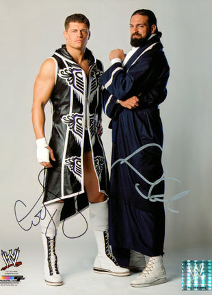 Cody Rhodes & Damien Sandow dual signed 8x10 Photo