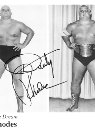 Dusty Rhodes signed 8x10 Photo