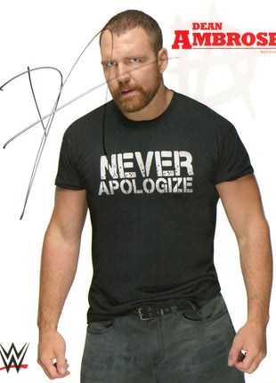 Dean Ambrose signed 8x10 Photo