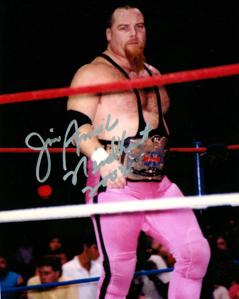 Jim Neidhart signed 8x10 Photo