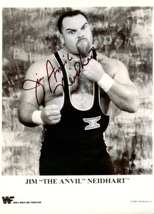 Jim Neidhart signed 8x10 Photo