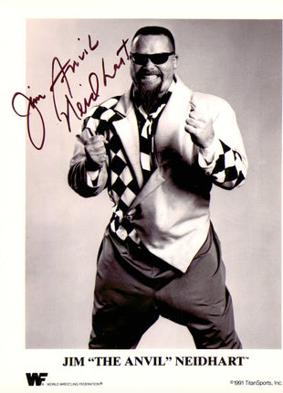 Jim Neidhart signed 8x10 Photo