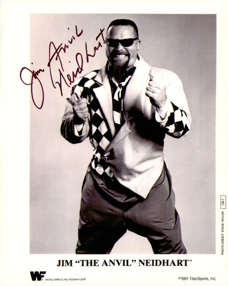 Jim Neidhart signed 8x10 Photo