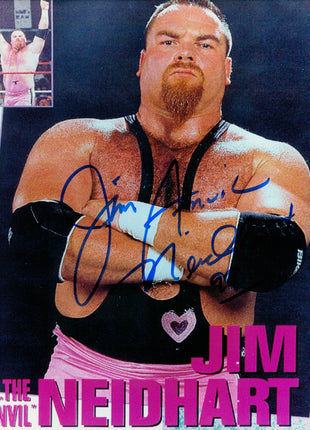 Jim Neidhart signed 8x10 Photo