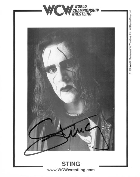 Fotografía firmada de Sting de 8x10