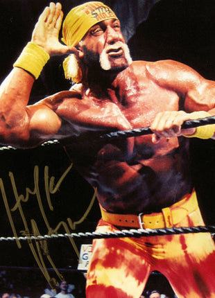 Foto firmada de 8x10 por Hulk Hogan