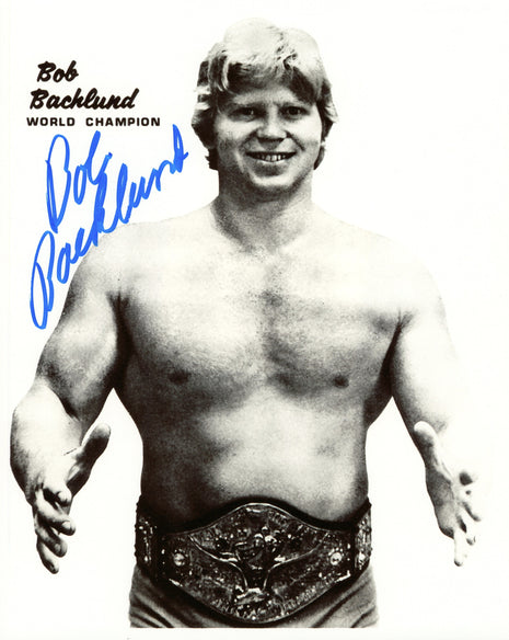 Bob Backlund signed 8x10 Photo