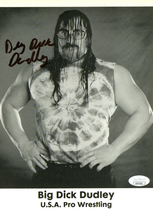 Big Dick Dudley signed 8x10 Photo (w/ JSA)