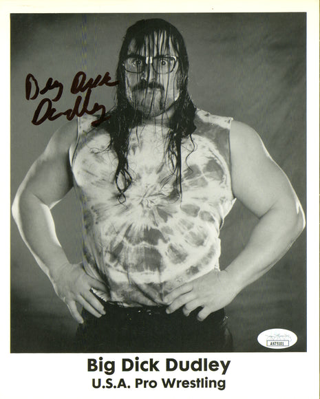 Big Dick Dudley signed 8x10 Photo (w/ JSA)