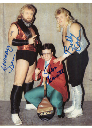 Bobby Eaton, Dennis Condrey & Jim Cornette triple signed 8x10 Photo