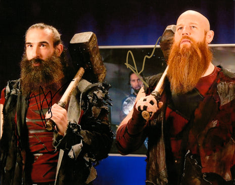 Luke Harper & Eric Rowan dual signed 8x10 Photo