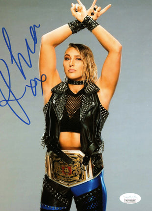 Rhea Ripley signed 8x10 Photo (w/ JSA)