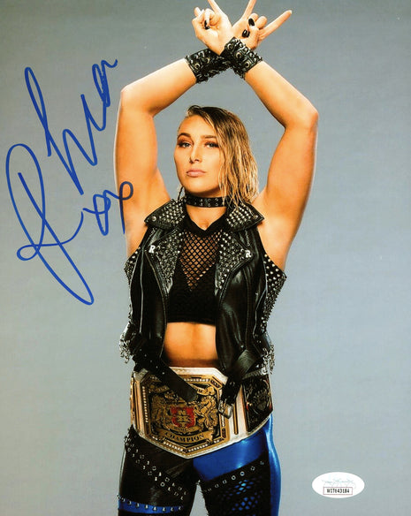 Rhea Ripley signed 8x10 Photo (w/ JSA)