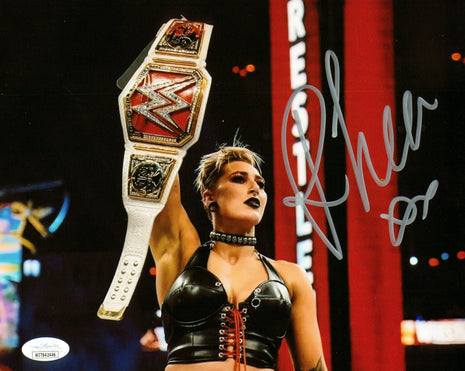 Rhea Ripley signed 8x10 Photo (w/ JSA)