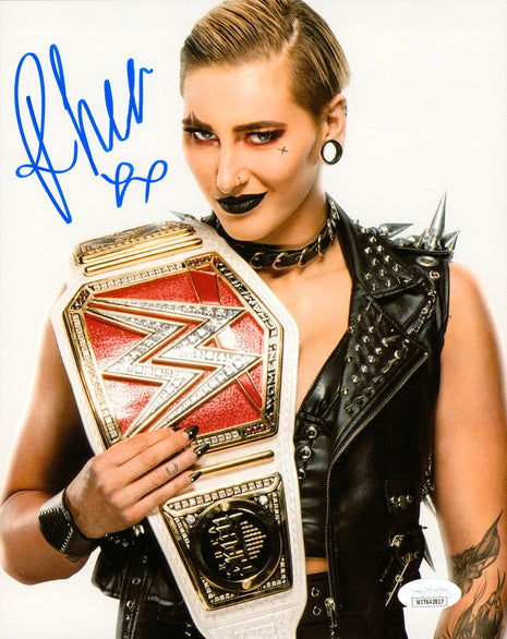 Rhea Ripley signed 8x10 Photo (w/ JSA)