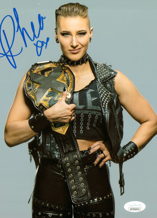 Rhea Ripley signed 8x10 Photo (w/ JSA)