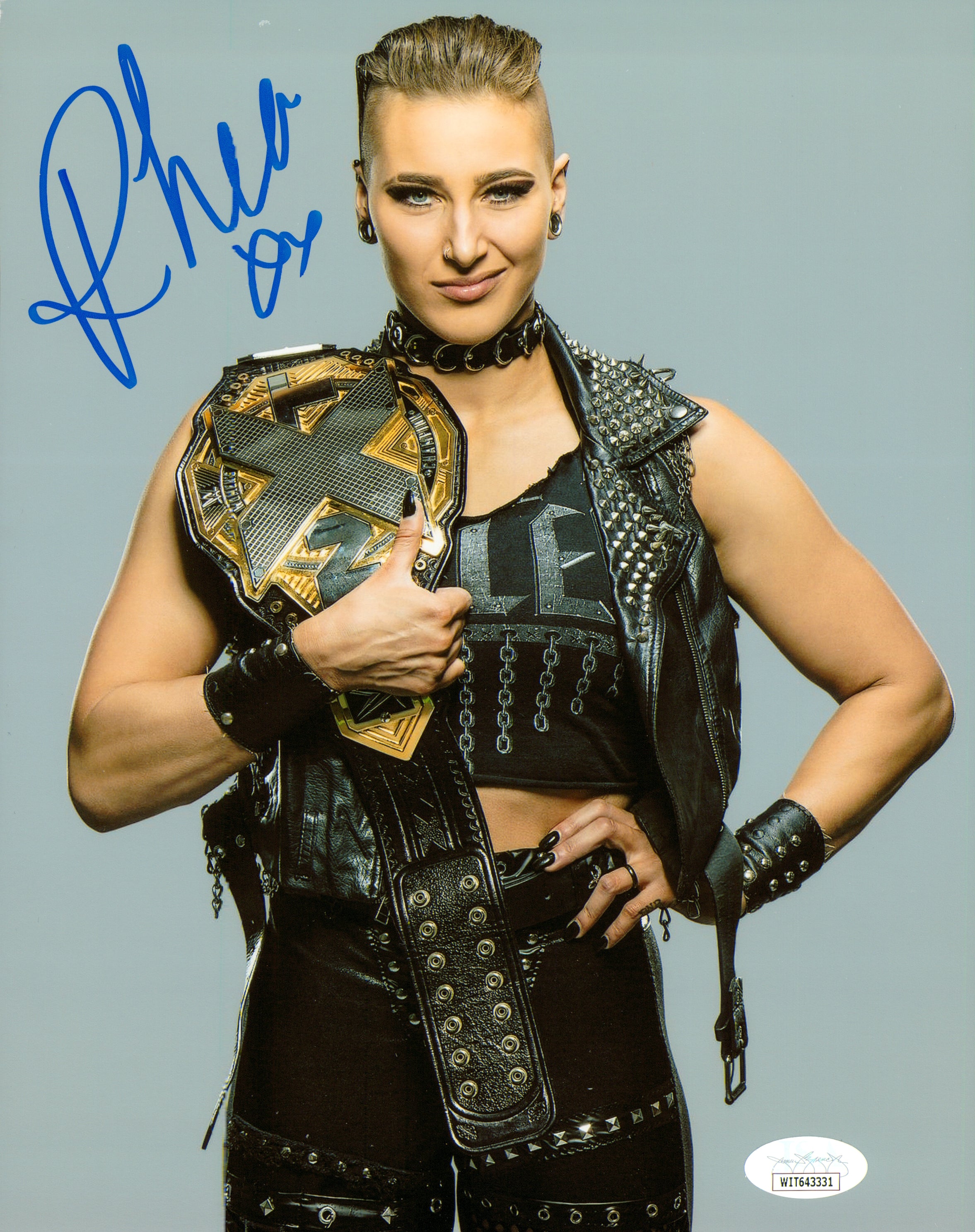 Signed Rhea Ripley Rhea Ripley signed 8x10 Photo (w/ JSA) – Signed By Superstars