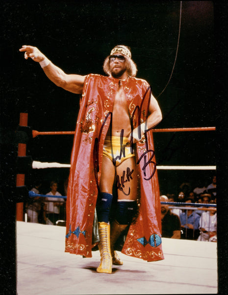 Macho Man Randy Savage signed 8x10 Photo