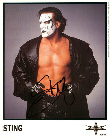 Fotografía firmada de Sting de 8x10