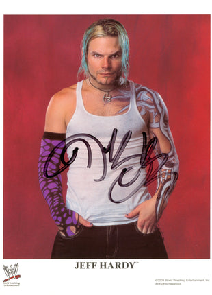 Jeff Hardy signed 8x10 Photo