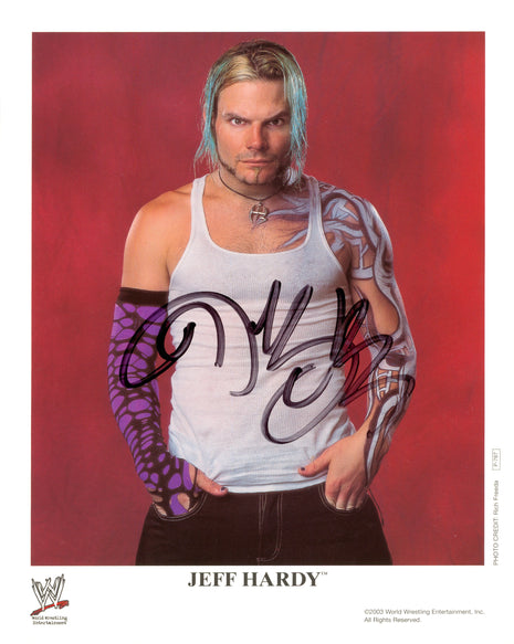 Jeff Hardy signed 8x10 Photo