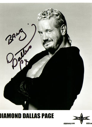 Diamond Dallas Page signed 8x10 Photo