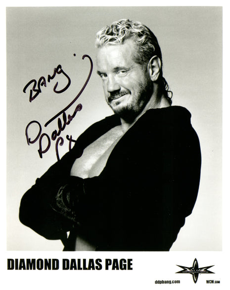 Diamond Dallas Page signed 8x10 Photo