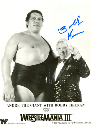 Bobby Heenan signed 8x10 Photo