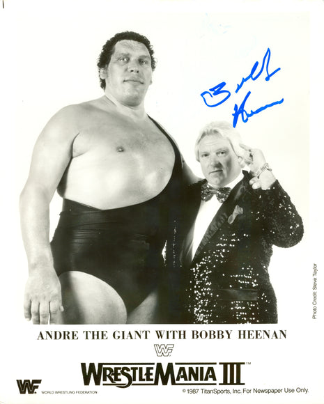 Bobby Heenan signed 8x10 Photo