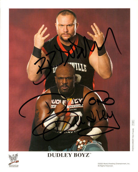 Bubba Ray & D-Von Dudley dual signed 8x10 Photo