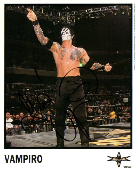 Vampiro signed 8x10 Photo