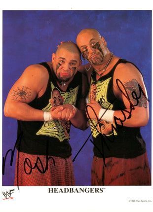 Headbangers - Mosh & Thrasher dual signed 8x10 Photo