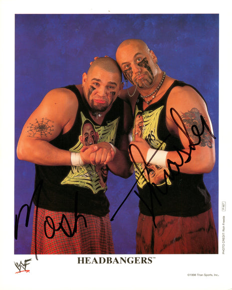 Headbangers - Mosh & Thrasher dual signed 8x10 Photo