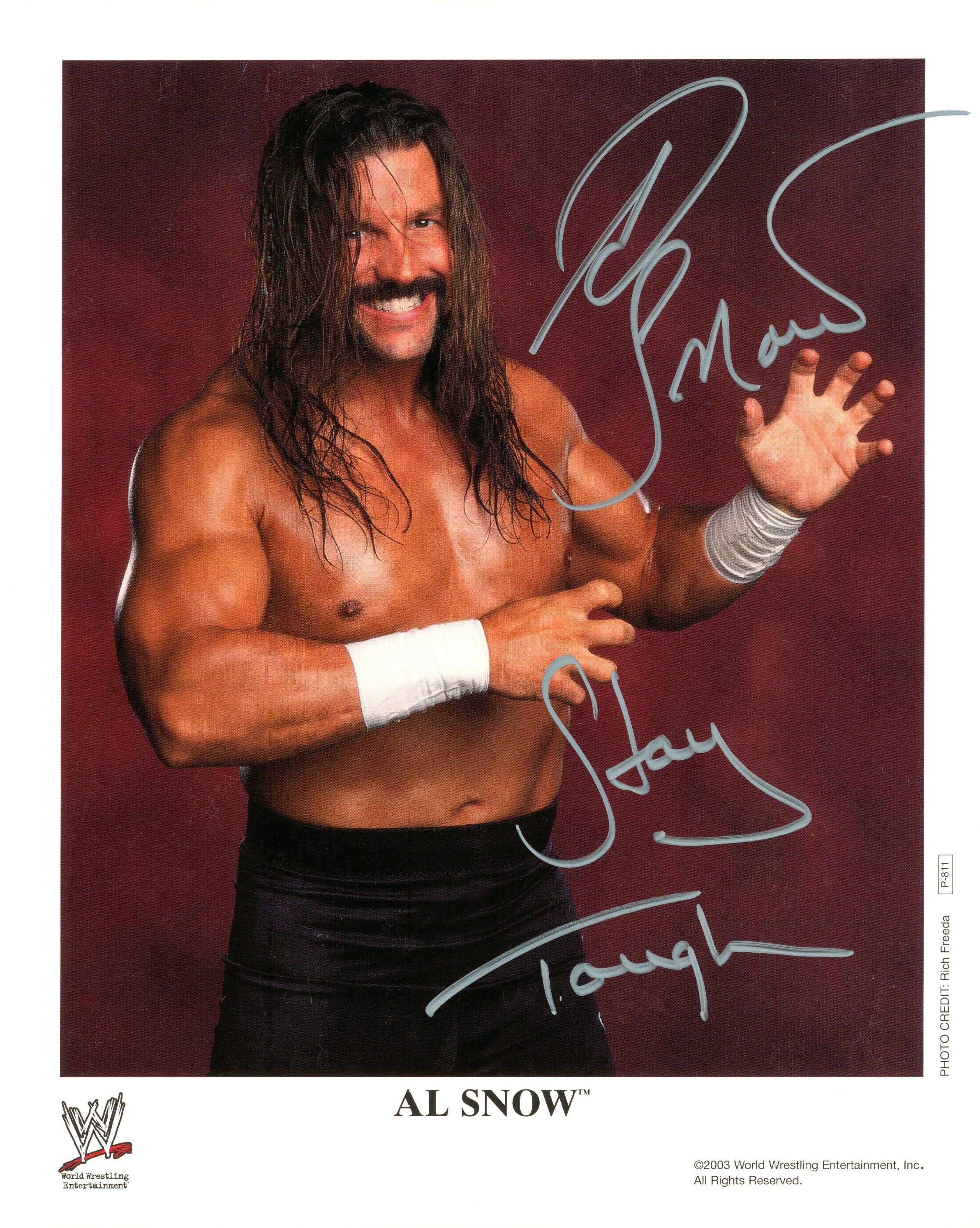 Snow Signature Al Snow signed 8x10 Photo – Signed By Superstars
