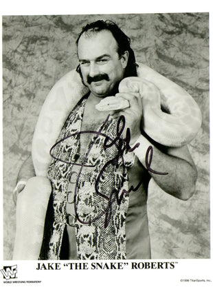 Jake Roberts signed 8x10 Photo