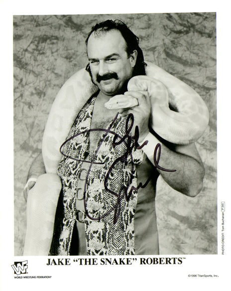 Jake Roberts signed 8x10 Photo