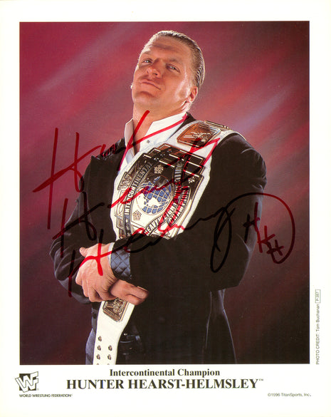 Triple H signed 8x10 Photo