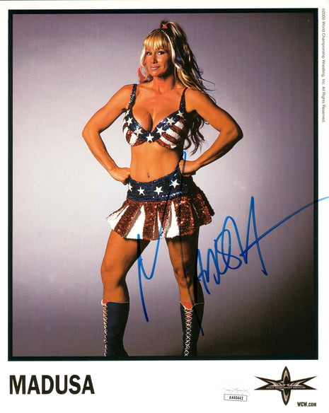 Madusa signed 8x10 Photo (w/ JSA)