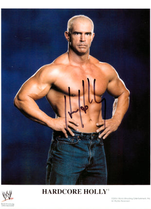 Hardcore Holly signed 8x10 Photo