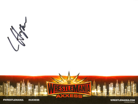 Luke Harper signed Wrestlemania Axxess Placemat