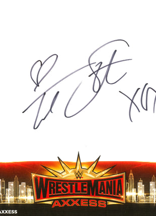 Trish Stratus signed Wrestlemania Axxess Placemat