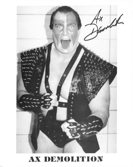 Demolition Ax signed 8x10 Photo