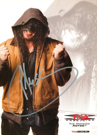 Abyss signed 8x10 Photo