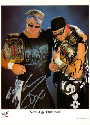 Billy Gunn & Road Dogg dual signed 8x10 Photo