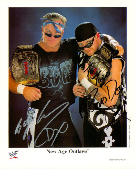 Billy Gunn & Road Dogg dual signed 8x10 Photo