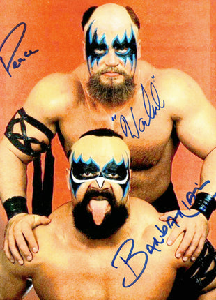 Warlord & Barbarian dual signed 8x10 Photo