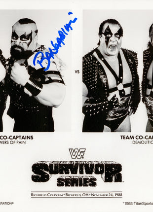 Warlord & Barbarian dual signed 8x10 Photo