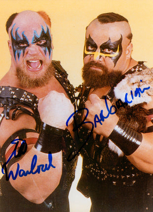 Warlord & Barbarian dual signed 8x10 Photo