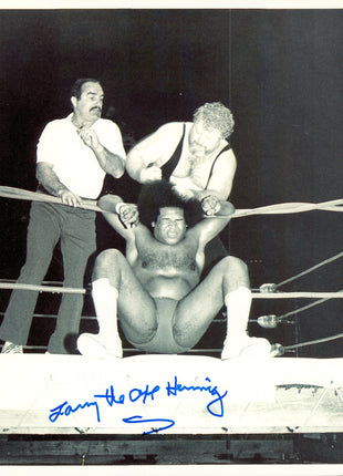 Larry Hennig signed 8x10 Photo