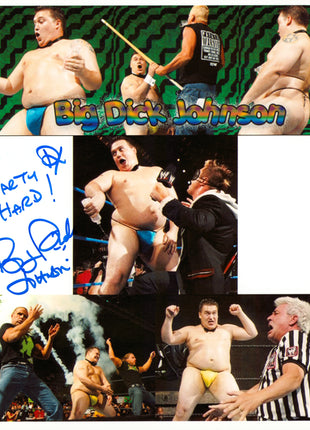 Foto firmada de 8x10 por Big Dick Johnson